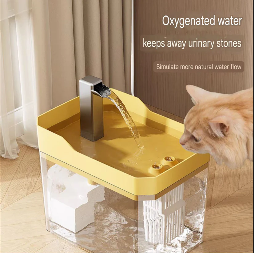 Cat and dog automatic water dispenser, flow silent, anti dry and anti burning water dispenser, large capacity water circulation