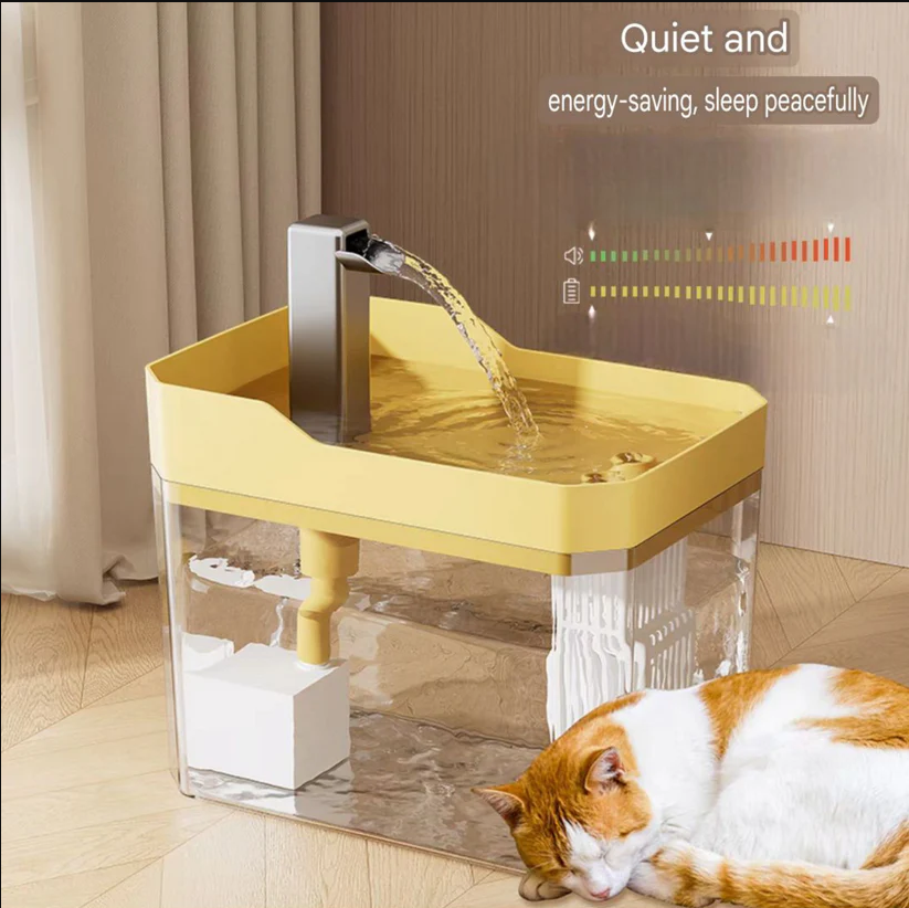 Cat and dog automatic water dispenser, flow silent, anti dry and anti burning water dispenser, large capacity water circulation